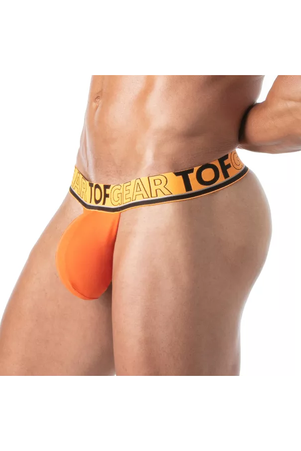 String Sans Ficelle Homme Orange - Confort et Style Audacieux | TOF Paris