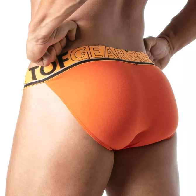 Champion Tanga Orange - Sous-vêtement Homme Sexy et Confortable | TOF Paris