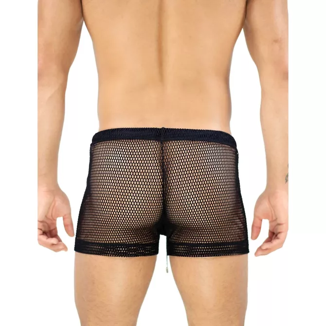 Short de bain Ibiza Noir - TOF-PARIS.com