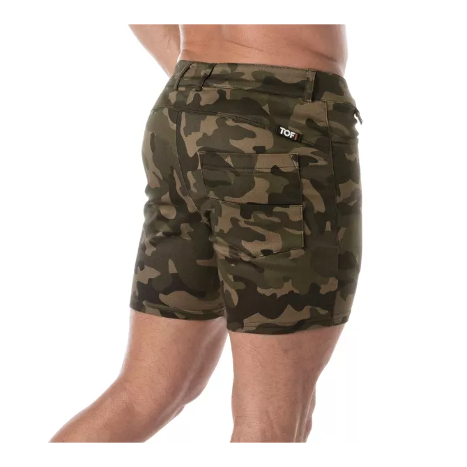 Men's Military Shorts – Sexy Camouflage Style | TOF Paris