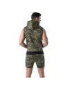 Army Sleeveless Hoodie