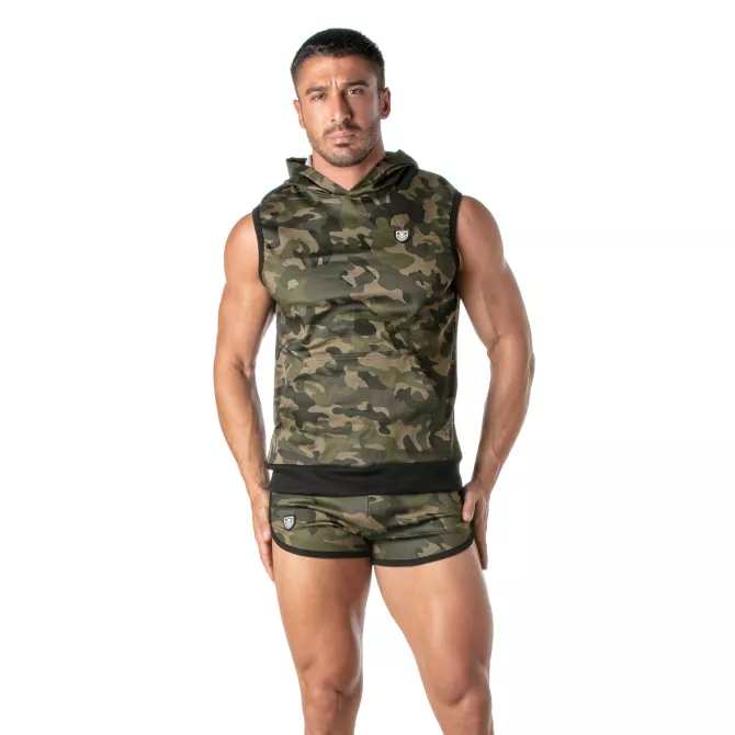 Sweat Militaire Sexy Homme – Style Sans Manche | TOF Paris