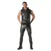 Men's Faux Leather Kinky Sweatshirt - Sexy Style Made in France