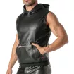 Men's Faux Leather Kinky Sweatshirt - Sexy Style Made in France
