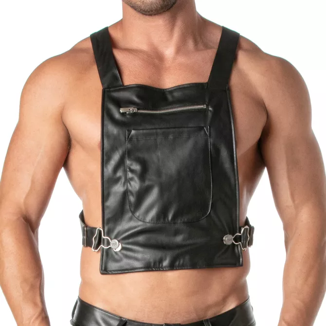 Men's Fetish Short Overalls - Versatile and Sexy Style | TOF Paris