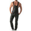Kinky Overalls Pants - Men's Faux Leather Fetish Pants