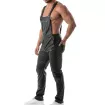 Kinky Overalls Pants - Men's Faux Leather Fetish Pants