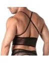 Bustier en mesh pour hommes