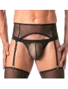 Porte-jarretelles en maille pour hommes