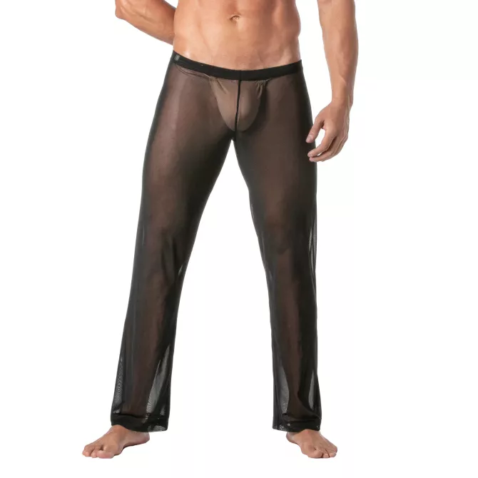 Transparent Mesh Kimono Pants - Sexy Men's Pants | TOF Paris