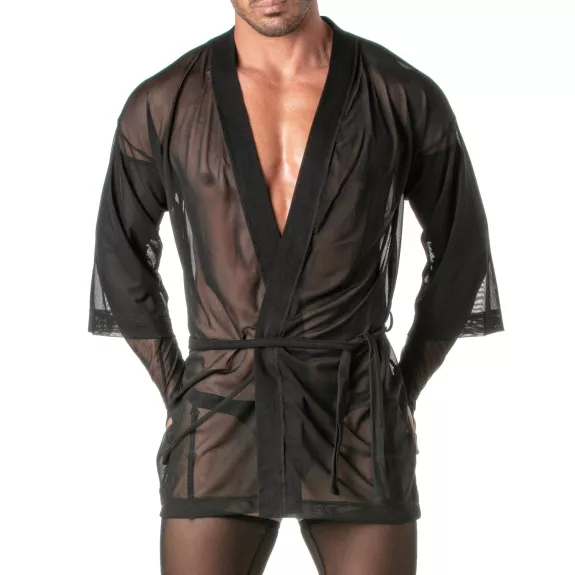 Mesh Kimono Vest for men