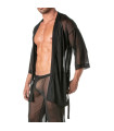 Haut Sexy Homme - Kimono Transparent En Résille | TOF Paris