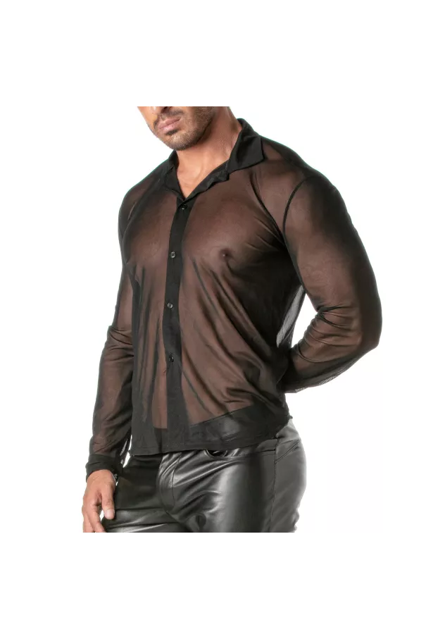 Chemise Sexy Homme - Transparence et Elégance | TOF Paris