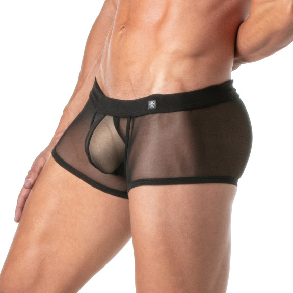 Boxer Sexy Court En Mesh Pour Hommes