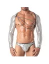 Chaînes à paillettes argent pour hommes