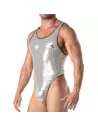 Glitter Body Thong Silver for men
