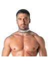 Collier à paillettes argent pour hommes