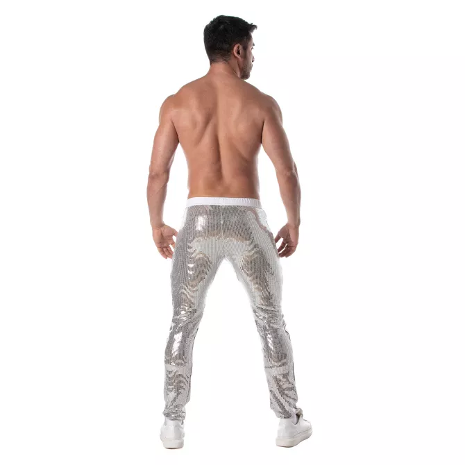 Glitter Pants Silver for men