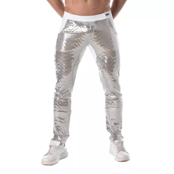 Glitter Pants Silver for men