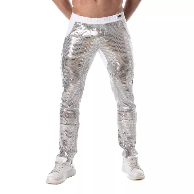 Glitter Pants Silver for men