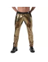 Pantalons à paillettes or pour hommes