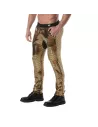 Pantalons à paillettes or pour hommes