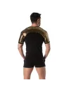 T-shirt à paillettes or pour hommes