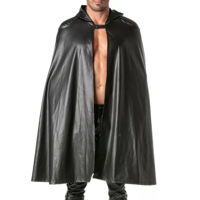 Men's Leather Cape Kinky - Unique & Elegant Style | TOF Paris
