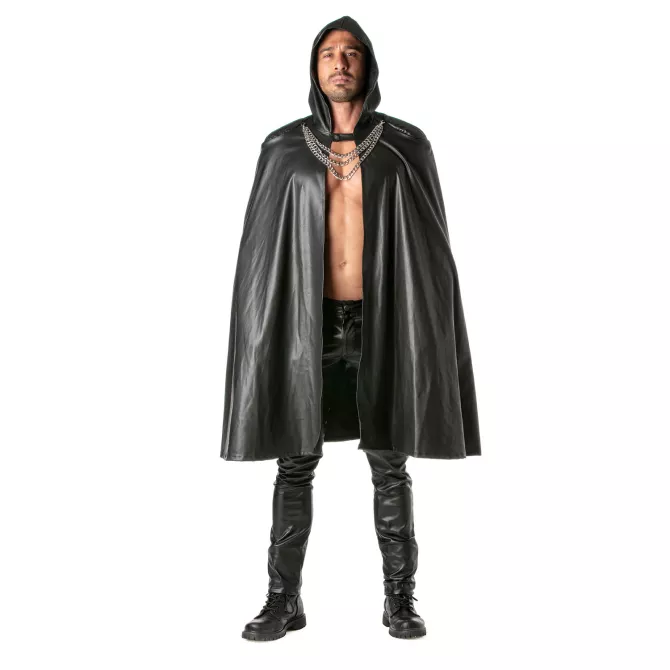 Men's Leather Cape Kinky - Unique & Elegant Style | TOF Paris