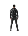 Gilet à Capuche en Cuir pour Hommes