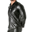 Men's Faux Leather Long Sleeve Shirt - Kinky Shirt | TOF Paris