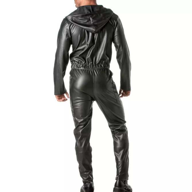 Faux Leather Men's Jumpsuit - Kinky Mecano | TOF Paris