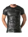 T-shirt à Poches Zippées Kinky pour Hommes
