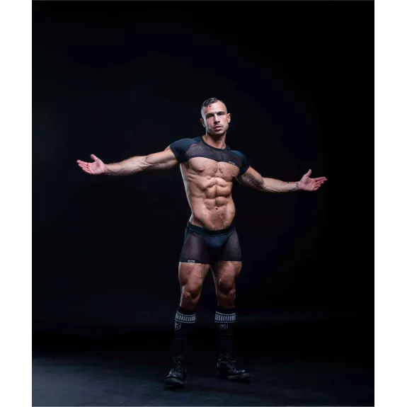 JockShort en résille Circuit - Noir