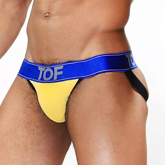 Carter Jockstraps Yellow/Blue - TOF-PARIS.com
