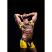 Bulldog Neoprene Harness Yellow – Adjustable and Sexy Men's Harness