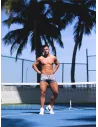 Retro Sexy Shorts Grey