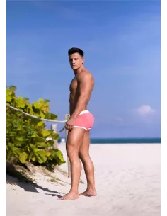 Boxer de Bain Homme Neon Rose Fluo - Sexy et Fluo | TOF Paris
