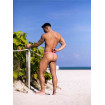 String De Bain Jaune Neon Pour Hommes Rose Fluo - Tof Paris