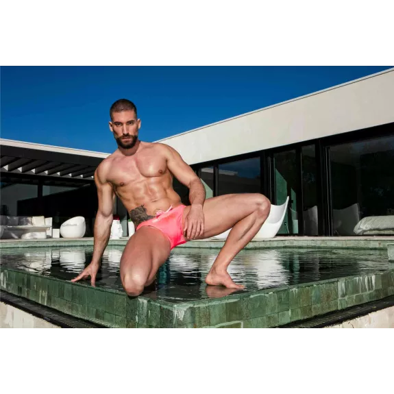 Neon Swim Minibriefs Pink