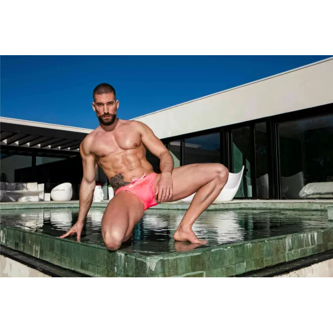Neon Men's Mini Swim Brief Pink - Sexy and Vibrant | TOF Paris