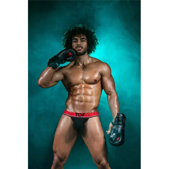 Stringless Thong Men Black - Comfort and Bold Style | TOF Paris