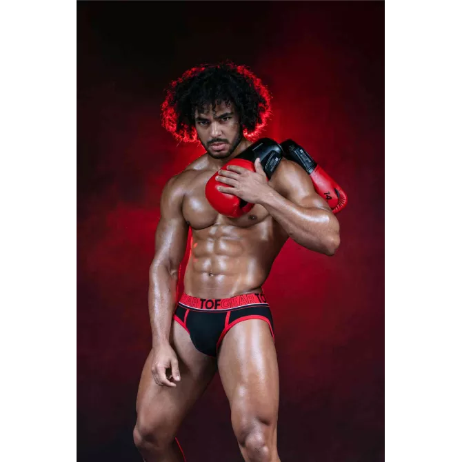 Champion Brief Black - Sporty Comfort and Bold Style | TOF Paris