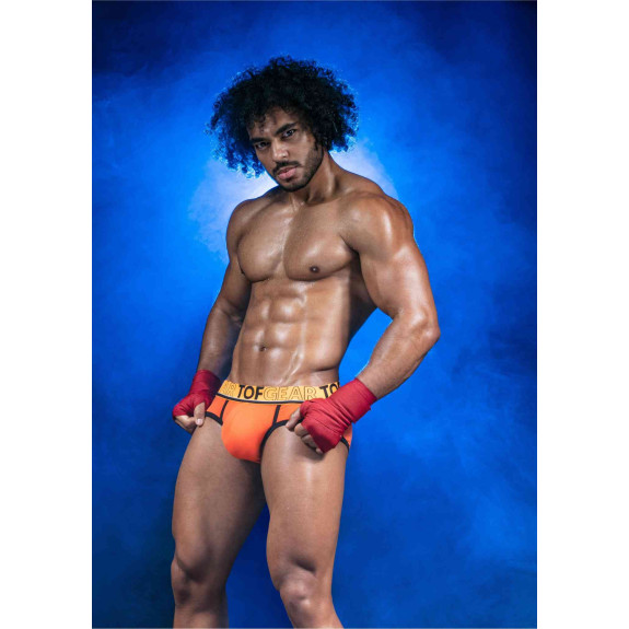 Champion Slip Orange - Confort Sportif et Style Audacieux | TOF Paris