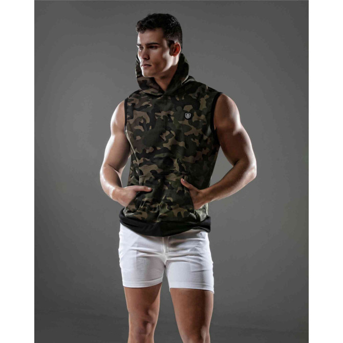 Sweat Militaire Sexy Homme – Style Sans Manche | TOF Paris