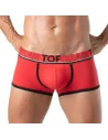 Champion Boxers red from face