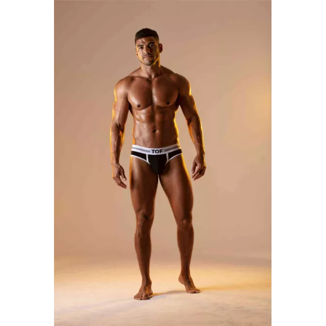 French brief black for men