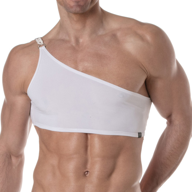 Top en Chaine Blanc