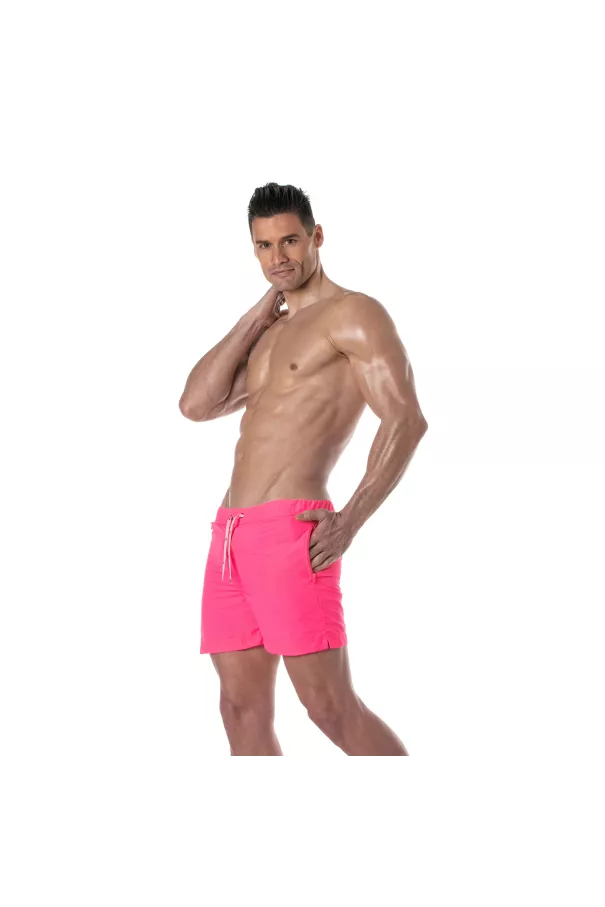 Short Long Néon Rose Pour homme