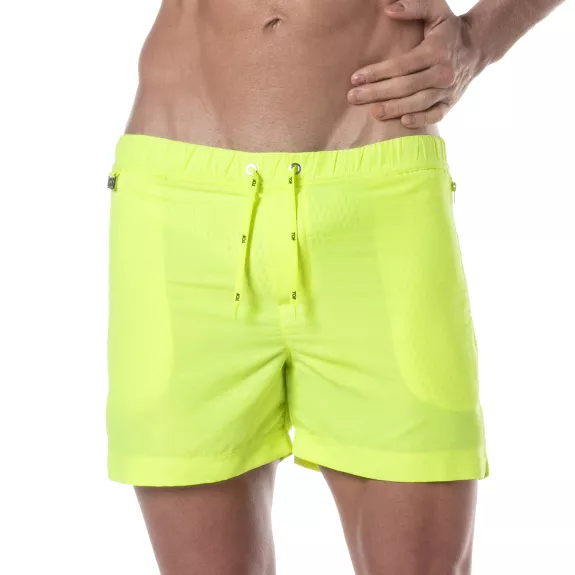 Neon Long Shorts Yellow